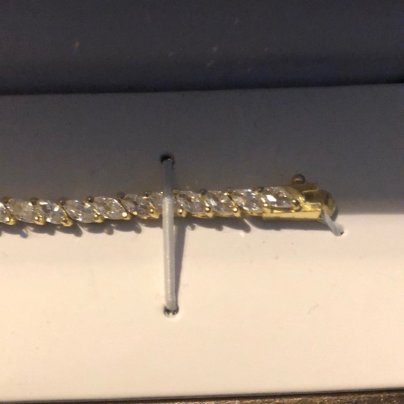 = BRAND NEW = GIANI BERNINI GOLD DIAMOND BRACELET - Picture 5 of 8